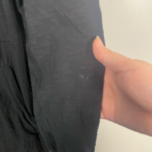 Natural life 100% cotton black v-neck Charlie jumpsuit oversize size XS - Picture 4 of 6